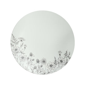 10 In. Dandelion Bloom Design Plastic Plates | 120 Count