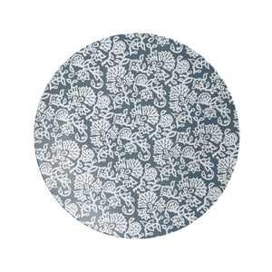 10 In. Garden Damask Design Plastic Plates | 40 Count
