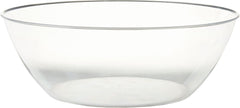 Plastic Serving Bowl for Birthday, Party, Anniversary, Clear, 10-qt - Case of 6