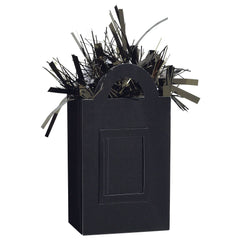 Black Gift Bag Balloon Weight Centerpiece - Pack of 9