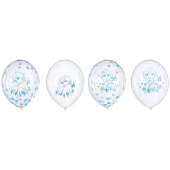 Disney Frozen Confetti Latex Balloons, 12-inch, 6-ct - Case of 48