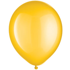 Bright Yellow Latex Balloons - 15-ct - Case of 8