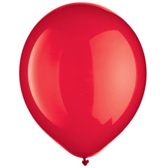 Vibrant Red Latex Balloons - 15-ct - Case of 8