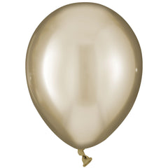 Luxaire Satin Gold Premium Latex Balloons, 5 inch, 50-ct - Pack of 6