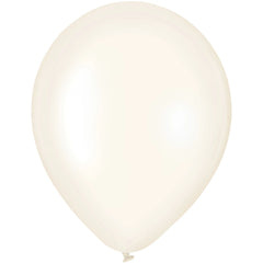Luxaire Premium White Latex Balloons, 12-inch, 25-ct - Pack of 6