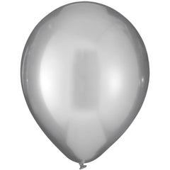 Silver Luxaire Premium Latex Balloons, 12-inch, 25-ct - Pack of 6