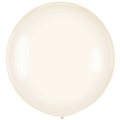 Elegant White Latex Balloons - 24-inch (4-ct) - Case of 48