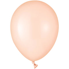 Elegant Peach Latex Balloons - 50-ct, 5-Inch - Pack of 6