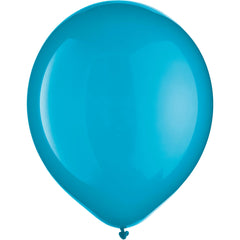 Caribbean Blue 12-inch Latex Balloons - 72-ct - Case of 48