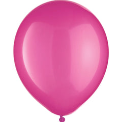 Bright Pink 12-inch Latex Balloons - 15-ct - Pack of 4
