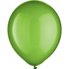 Vibrant Kiwi Green 12-inch Latex Balloons - 15-ct - Pack of 12