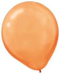 Orange Pearl Latex Balloons, 12-inch, 15-ct - Case of 72