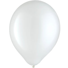White Latex Balloons, 9-inch, 20-ct - Pack of 12