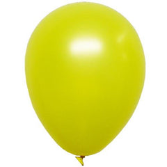 12 In. Yellow Pearlized Balloons | 50 Count