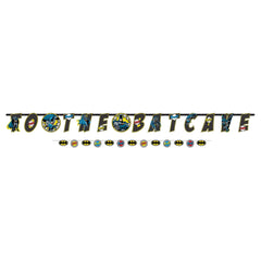 DC Justice League Batman Happy Birthday Banner, 10.5-foot, 2-ct - Case of 48