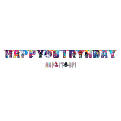 Trolls Happy Birthday Customizable Garland Banner, 10.5-ft, 2-ct - Pack of 6