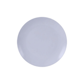 8 In. Chambray Blue Plastic Plates | 40 Count