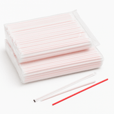 Dixie® 12 In. Giant Wrapped Plastic Straws Red Bagged | 1200 Count