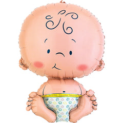 Welcome Baby Super Shape Foil Balloon - 26 Inches - Pack of 5