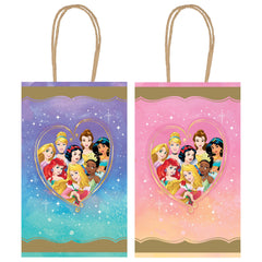 Disney Princess Once Upon a Time Paper Treat Bags, 8-inch, 8-ct - Pack of 6