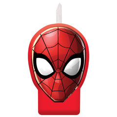 Marvel Spider-Man Wax Candle, Red, 4-inch - Pack of 6