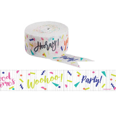 Good Times Crepe Paper Streamer, Multi-Colored, 81-foot - Case of 72