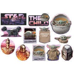 Disney Star Wars Mandalorian Cutout Decorations, 13 inch, 12-ct - Case of 48