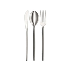 120 Piece Gloss Silver Cutlery Combo | 40/40/40