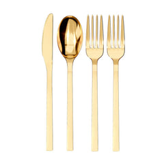 480 Piece Mod Gold Full Cutlery Combo Set