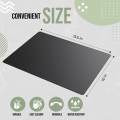 10 In. x 13.5 In. Black Disposable Cutting Boards | 50 Count