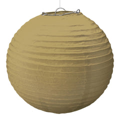 Gold Paper Lanterns, 5-pk - Case of 48