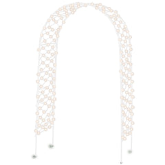 Light-Up Wedding Arch Decoration, White, 8-foot, 150 lights - Case of 4
