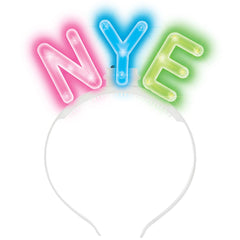 Light-Up NYE Plastic Headband - Pack of 6