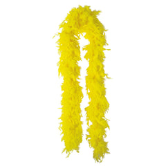 Yellow Feather Boa, 72 inch - Case of 48