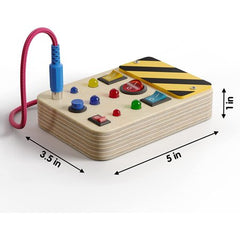 Busy Board With Light Switches - Travel Size