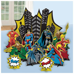 DC Justice League Table Decorating Kit, 13.5 inch, 4-pk - Pack of 6