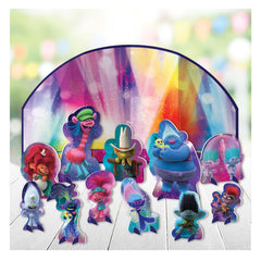 Trolls World Tour Birthday Party Table Decorating Kit, 12-pc - Pack of 6