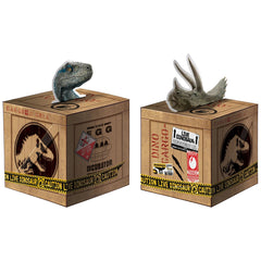 Jurassic World Dinosaur Centerpiece Signs, Brown, 12-inch, 4-ct - Pack of 6