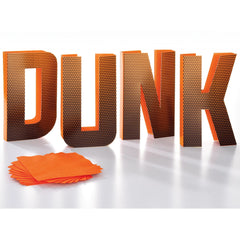 Basketball 3D Dunk Table Decoration Centerpiece, for Birthday/Sports Party, 4-pcs - Pack of 6