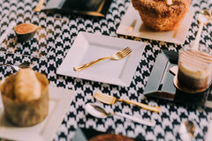 4.5 In. Ivory Square Plates | 100 Count