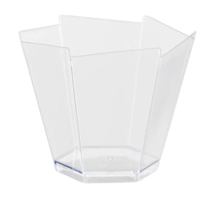 3.3 Oz. Clear Hexagon Miniatures | 72 Count