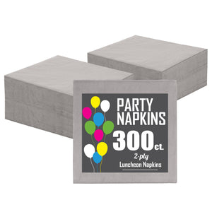 Silver Luncheon Napkins | 300 Count