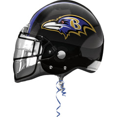 Baltimore Ravens NFL Helmet Super Shape Foil Balloon, 21-inch - Case of 50
