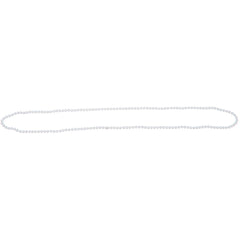 White Pearl Bead Necklaces, 30-inch, 4-pk - Pack of 2