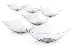 32 Oz. Clear Convex Bowls | 8 Count