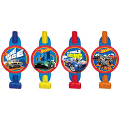 Hot Wheels Blowout Noisemakers, Red/Blue, 5-inch, 8-pk - Case of 48
