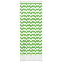 Chevron Waterproof Wristbands, 10-inch, 500-ct - Case of 10
