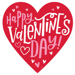 Valentine's Day Heart Cutout Decoration - Pack of 12
