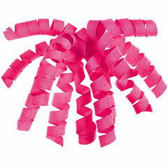 Neon Pink Grosgrain Curly Gift Bow - Case of 72