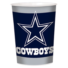 Dallas Cowboys Printed Party Plastic Cup - NFL Licensed - Pack of 12
